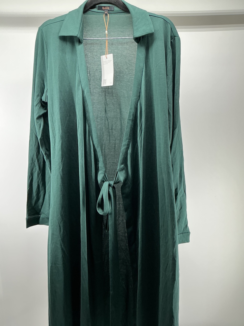 100% Silk Jersey Midi Wrap Dress